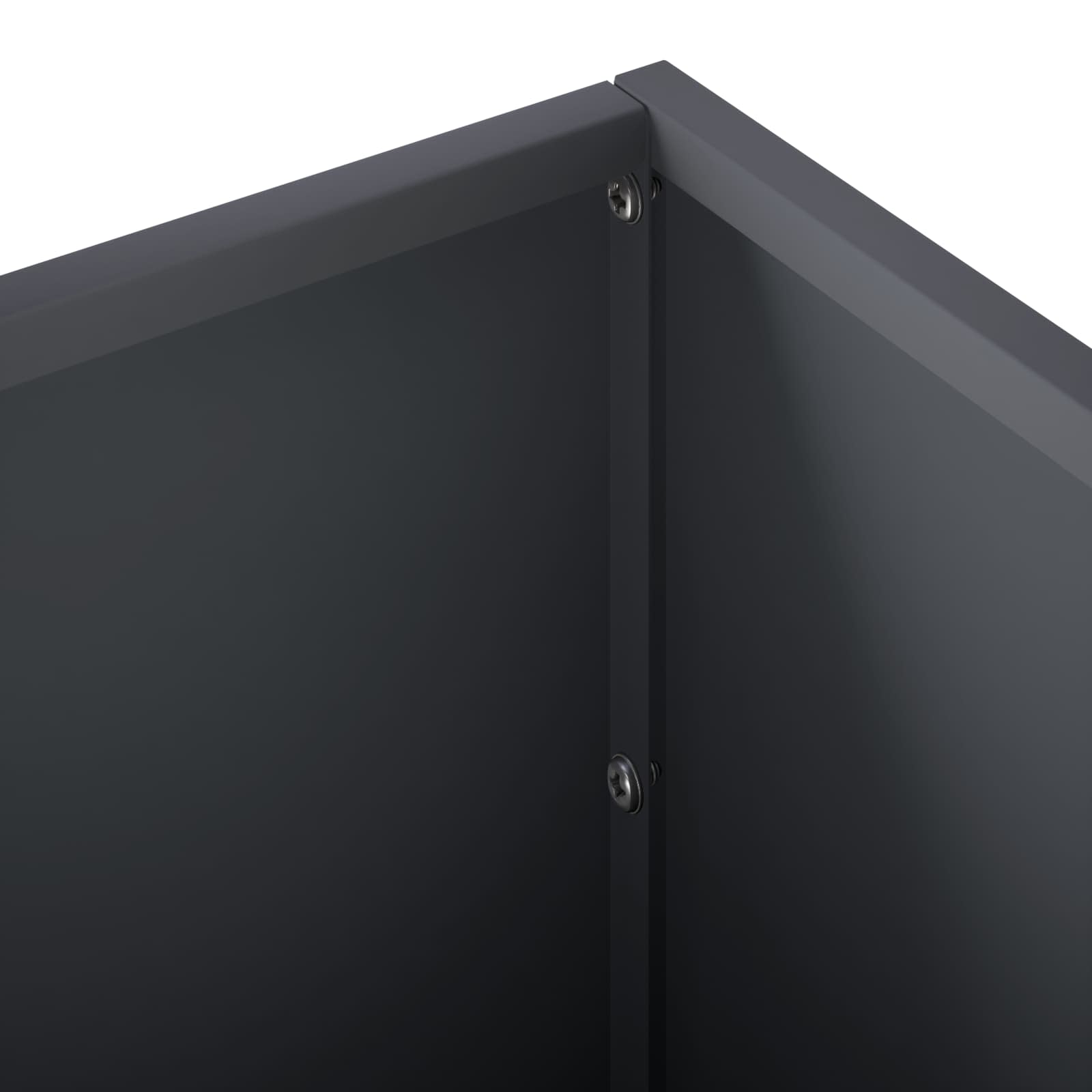 vidaXL Garden Planter 2 pcs Anthracite 80 x 30 x 30 cm 6
