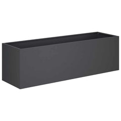 vidaXL Garden Planter 2 pcs Anthracite 80 x 30 x 30 cm 3