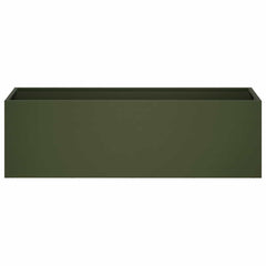 vidaXL Garden Planter 2 pcs Olive Green 80 x 30 x 30 cm 4