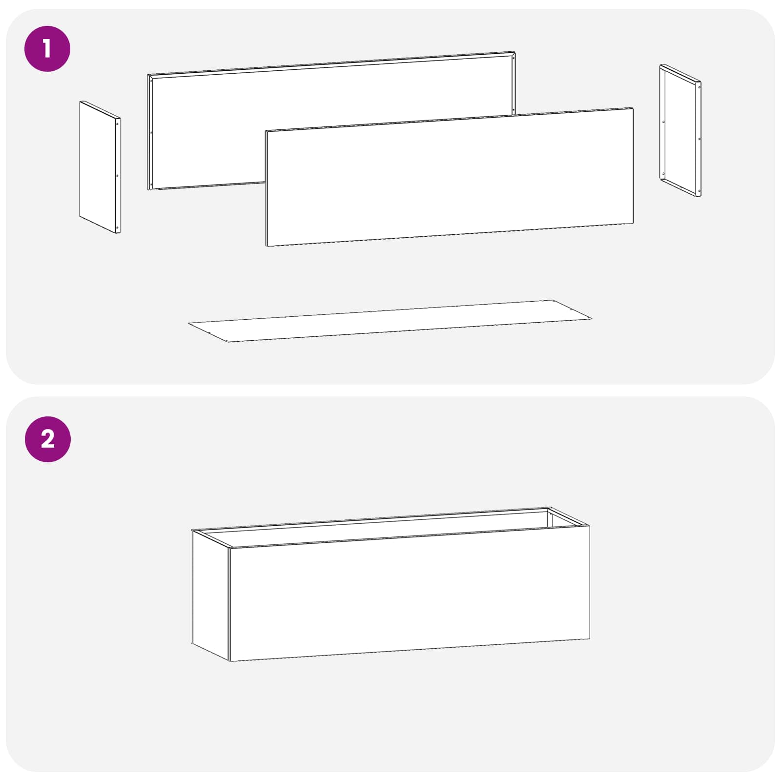 vidaXL Garden Planter Black 100 x 30 x 30 cm Cold-rolled Steel 6