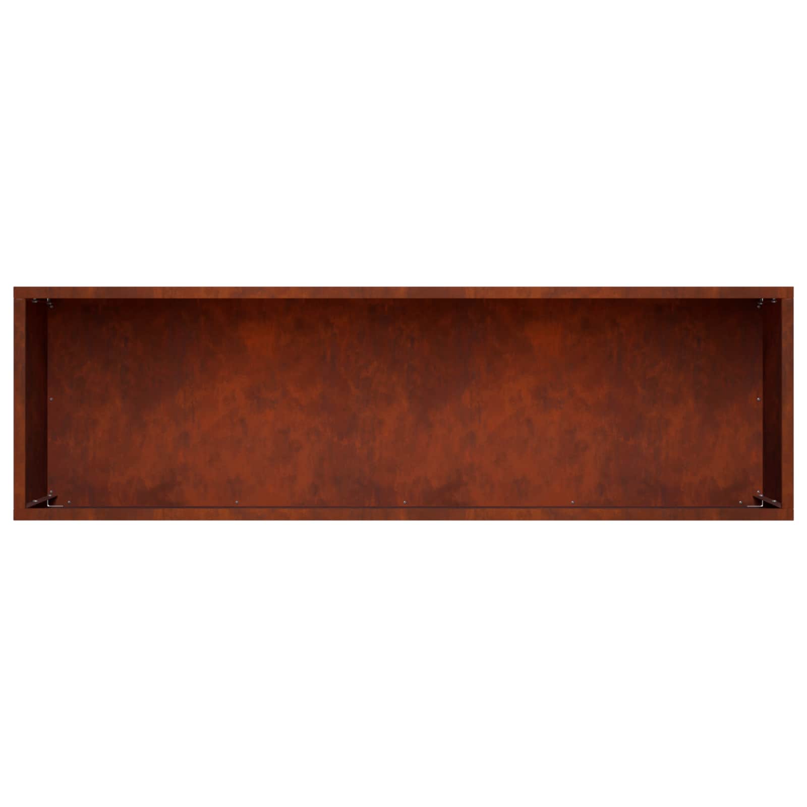 vidaXL Garden Planter Rusty 100 x 30 x 30 cm Weathering Steel 5