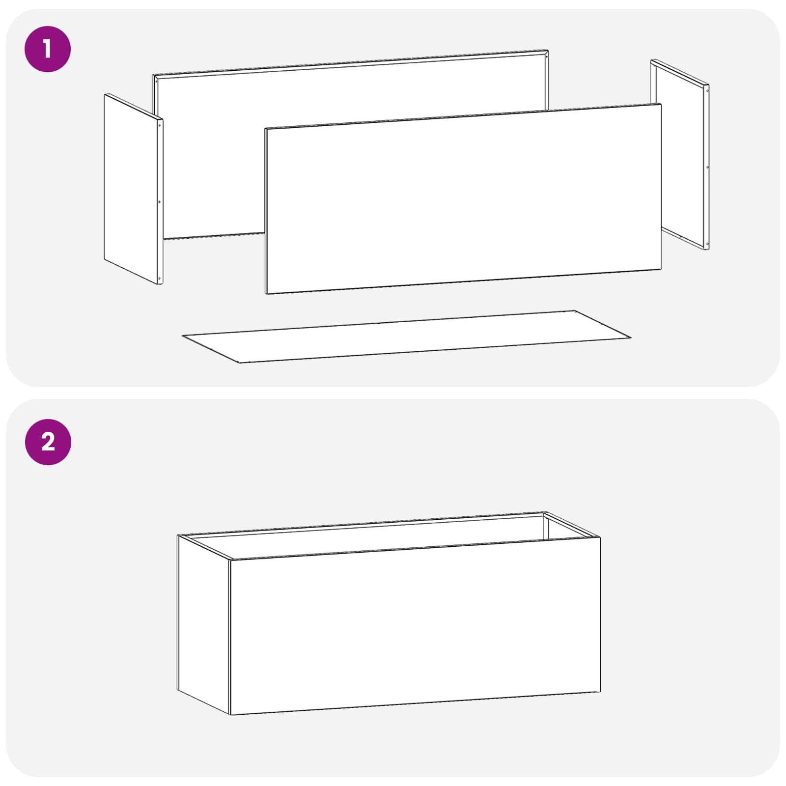 vidaXL Garden Planter Anthracite 80 x 40 x 40 cm Cold-rolled Steel 6
