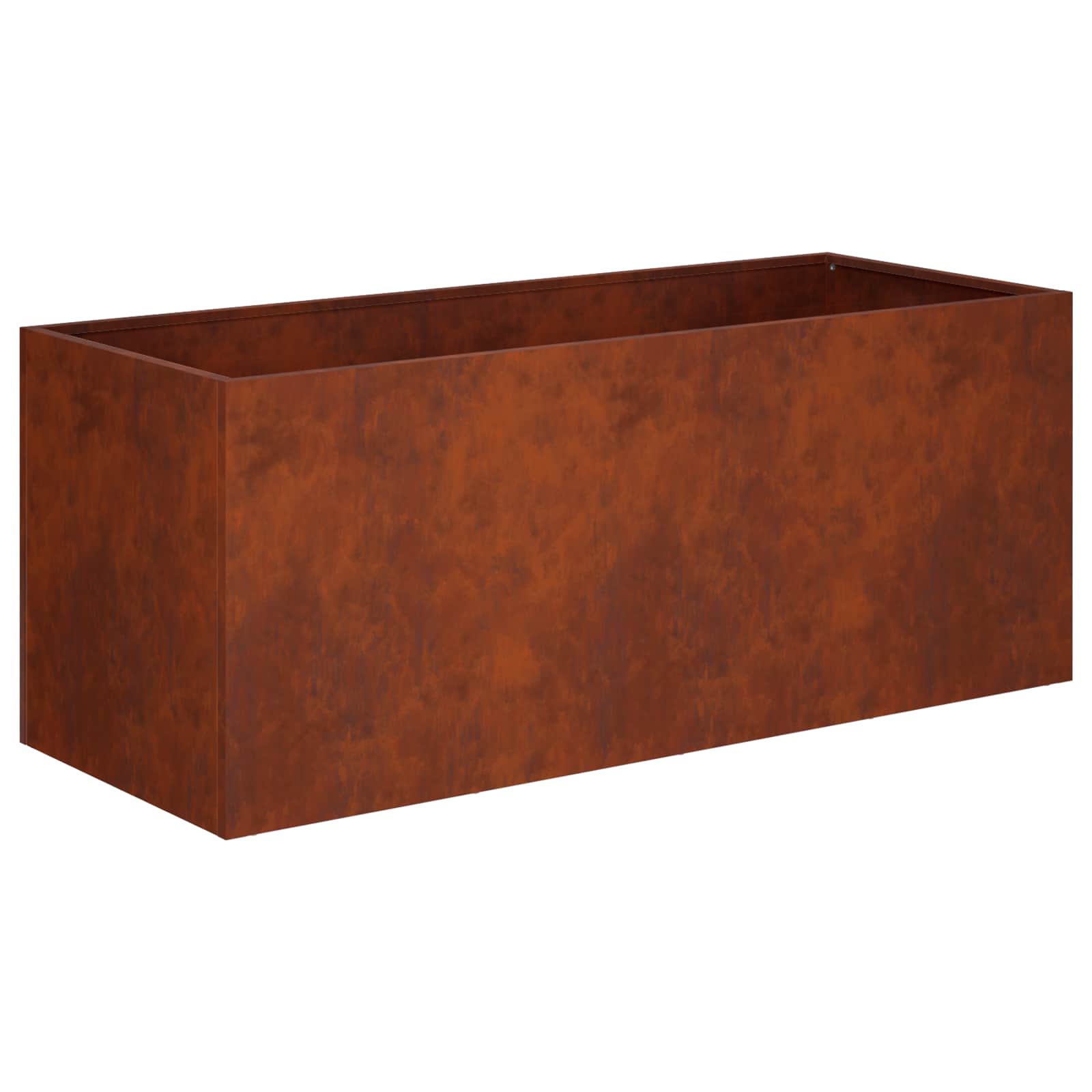 vidaXL Garden Planter Rusty 80 x 40 x 40 cm Weathering Steel 2