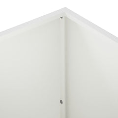 vidaXL Garden Planter White 80 x 50 x 50 cm Cold-rolled Steel 5