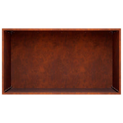 vidaXL Garden Planter Rusty 80 x 50 x 50 cm Weathering Steel 5