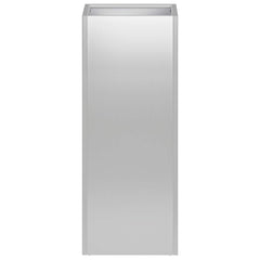vidaXL Garden Planter 2 pcs Silver 20 x 20 x 40 cm Galvanised Steel 4