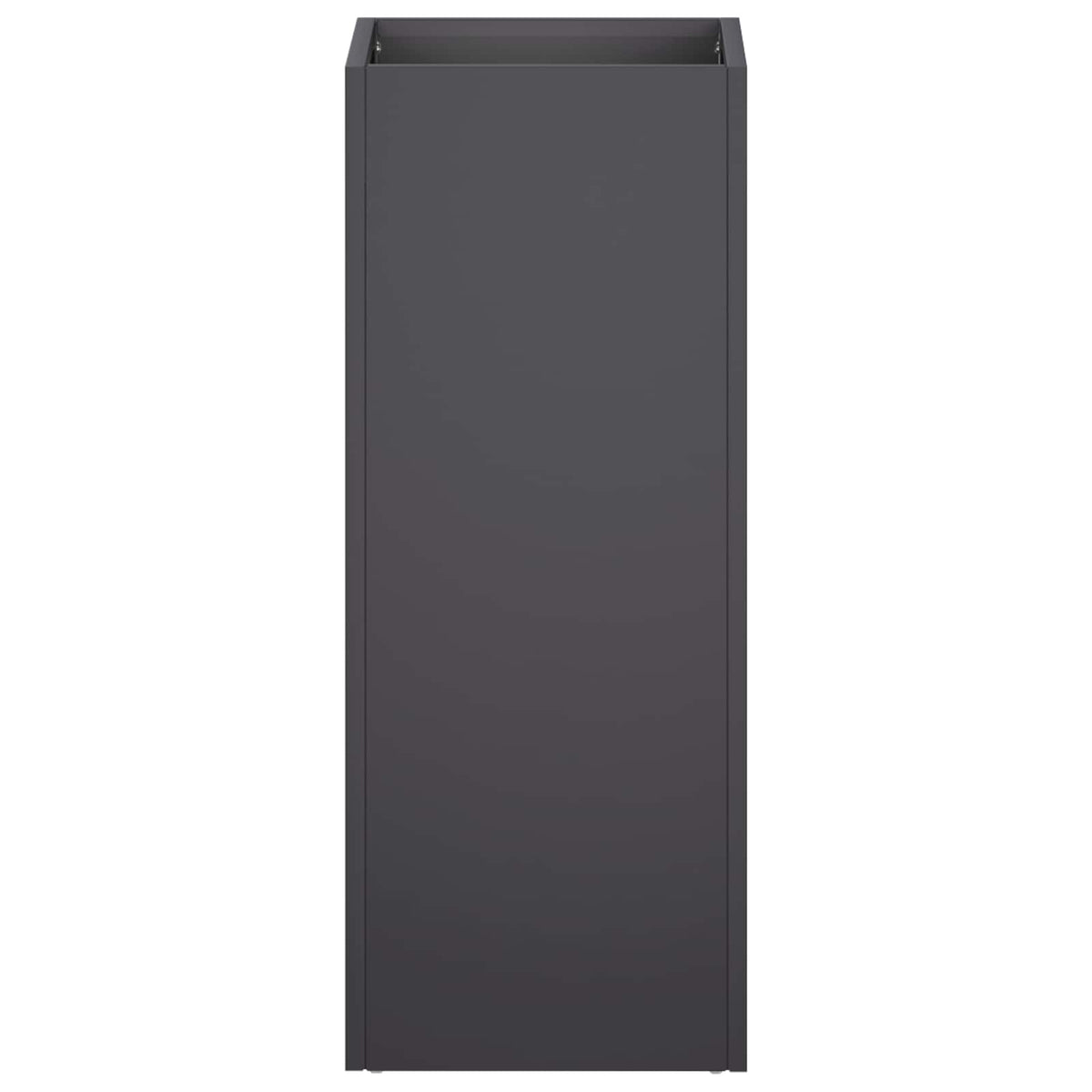 vidaXL Garden Planter Black 20 x 20 x 50 cm Cold-rolled Steel 3