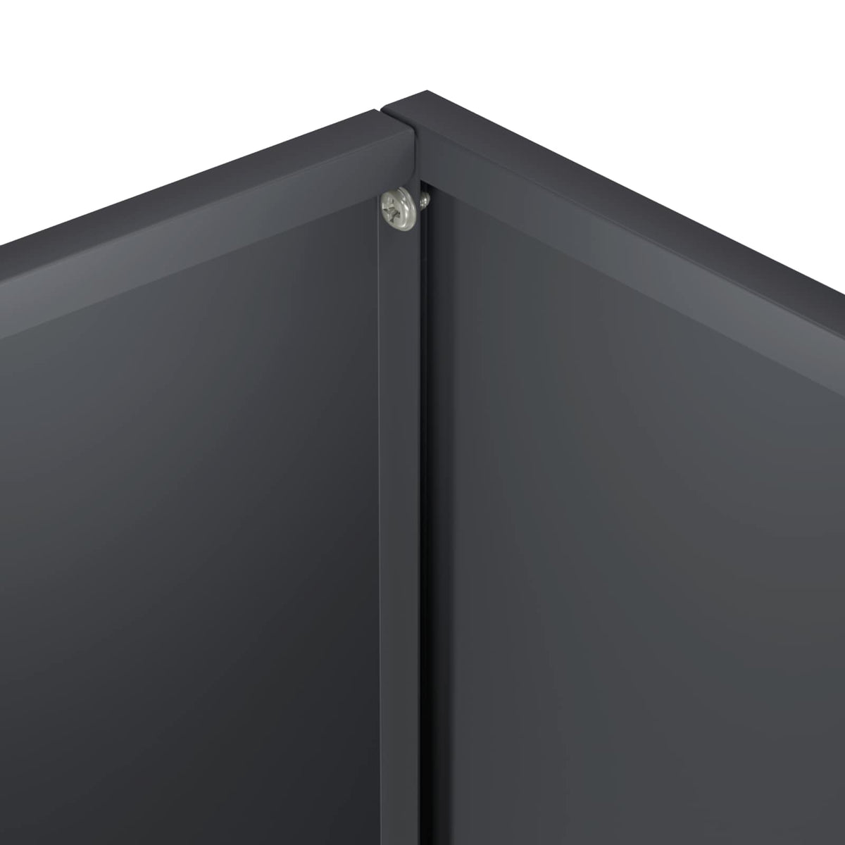 vidaXL Garden Planter Anthracite 20 x 20 x 50 cm Cold-rolled Steel 5