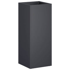 vidaXL Garden Planter Anthracite 20 x 20 x 50 cm Cold-rolled Steel 2