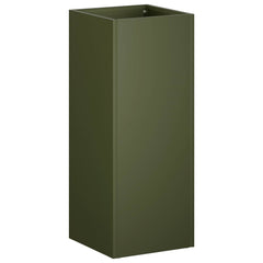 vidaXL Garden Planter Olive Green 20 x 20 x 50 cm Cold-rolled Steel 2