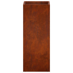 vidaXL Garden Planter Rusty 20 x 20 x 50 cm Weathering Steel 4