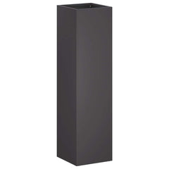 vidaXL Garden Planter Black 20 x 20 x 75 cm Cold-rolled Steel 2
