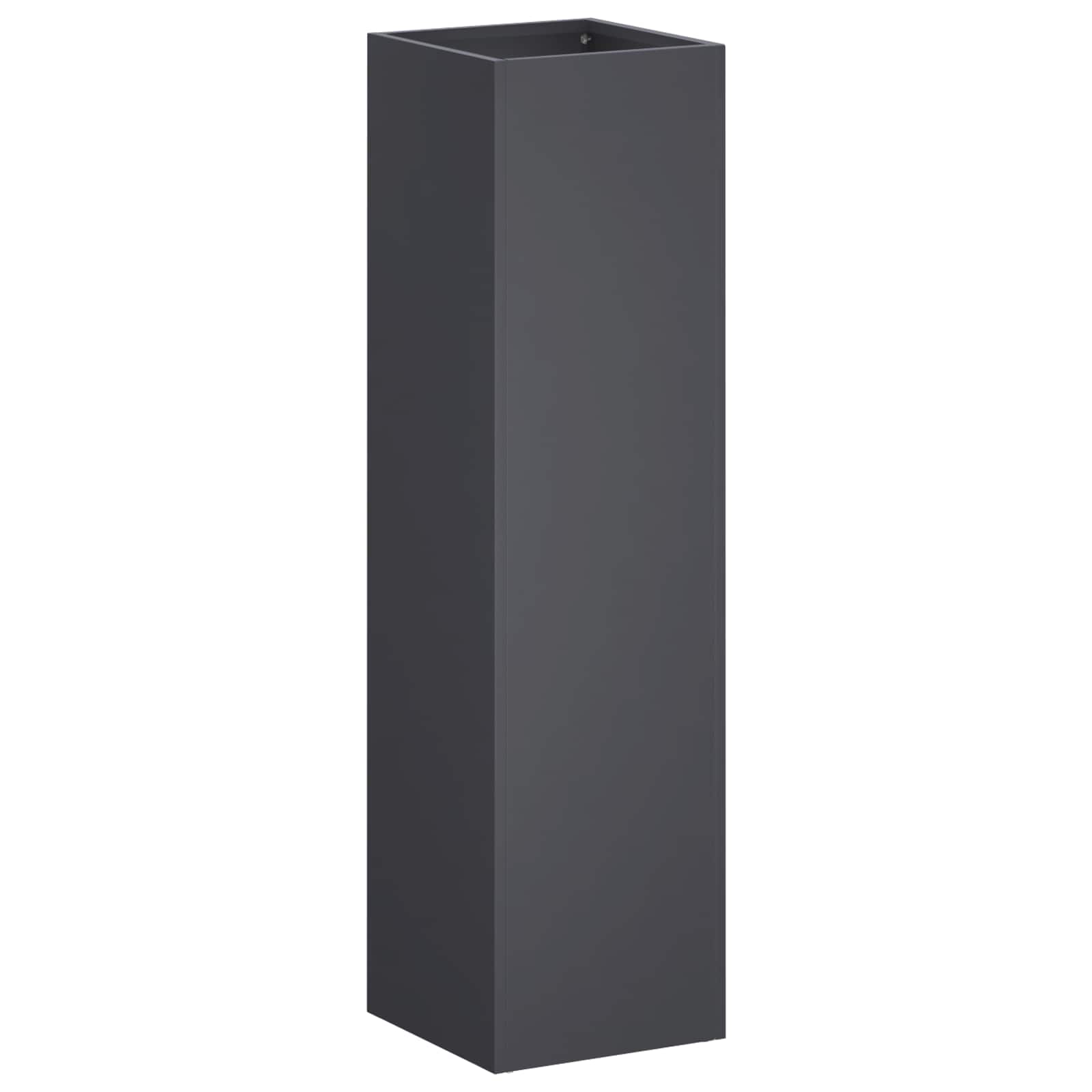 vidaXL Garden Planter Anthracite 20 x 20 x 75 cm Cold-rolled Steel 2