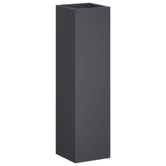 vidaXL Garden Planter Anthracite 20 x 20 x 75 cm Cold-rolled Steel 2