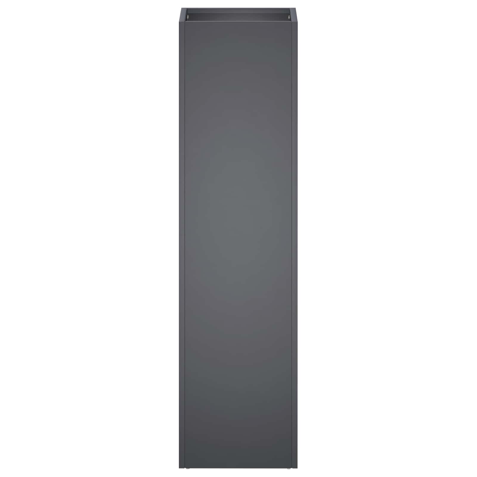 vidaXL Garden Planter Anthracite 20 x 20 x 75 cm Cold-rolled Steel 3