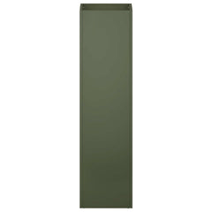 vidaXL Garden Planter Olive Green 20 x 20 x 75 cm Cold-rolled Steel 3