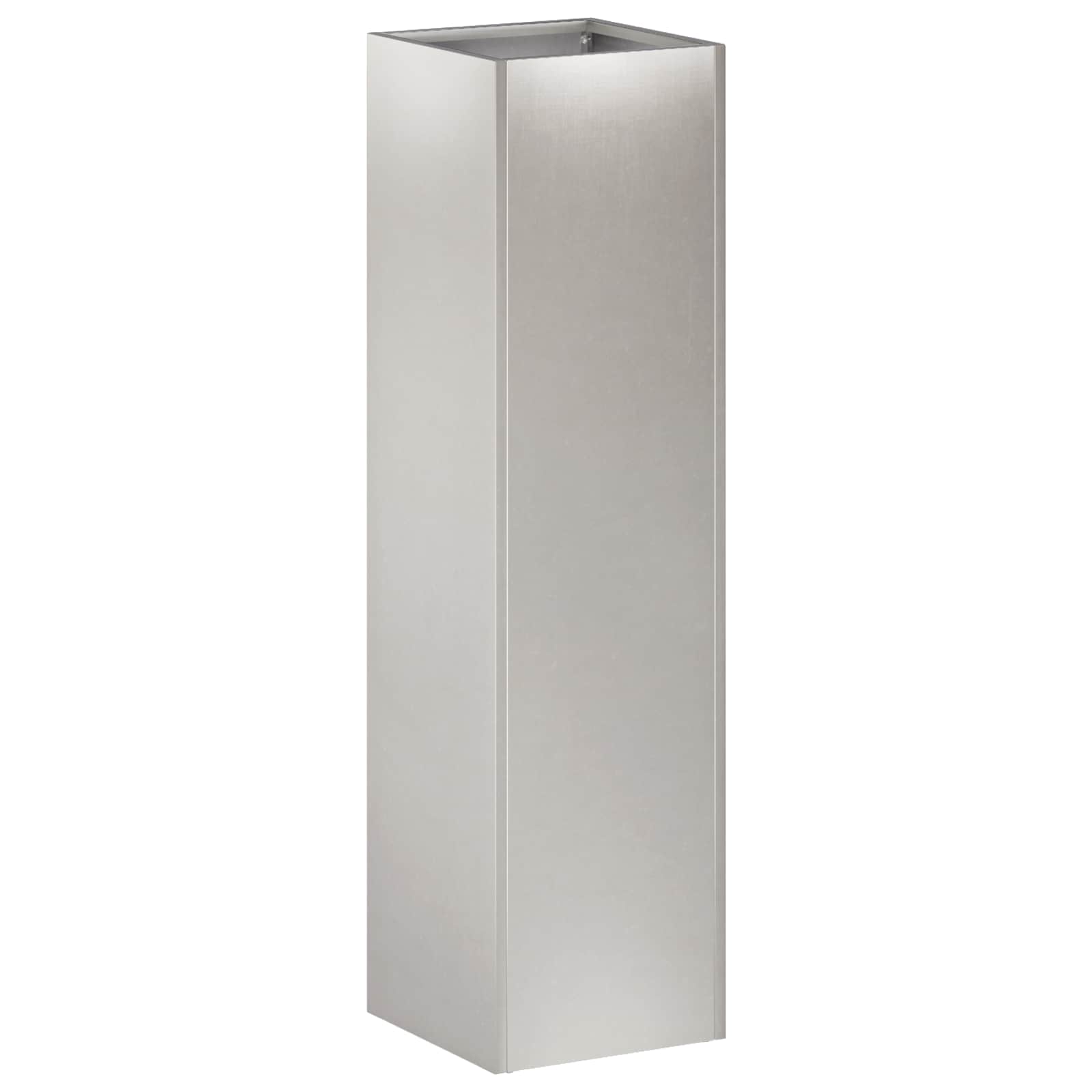 vidaXL Garden Planter Silver 20 x 20 x 75 cm Stainless Steel 2