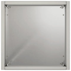 vidaXL Garden Planter Silver 20 x 20 x 75 cm Stainless Steel 4