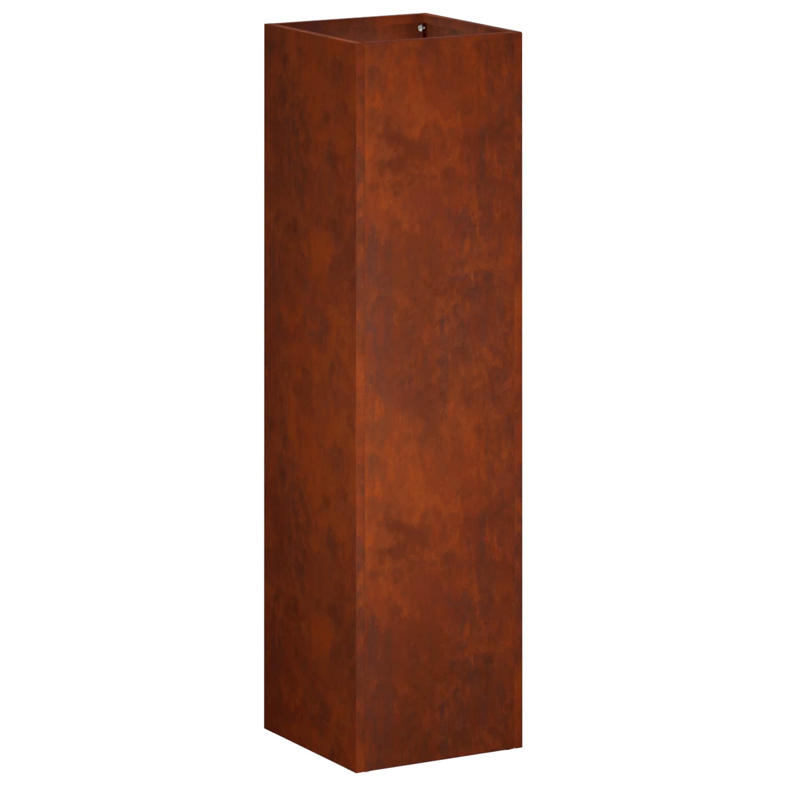 vidaXL Garden Planter Rusty 20 x 20 x 75 cm Weathering Steel 2