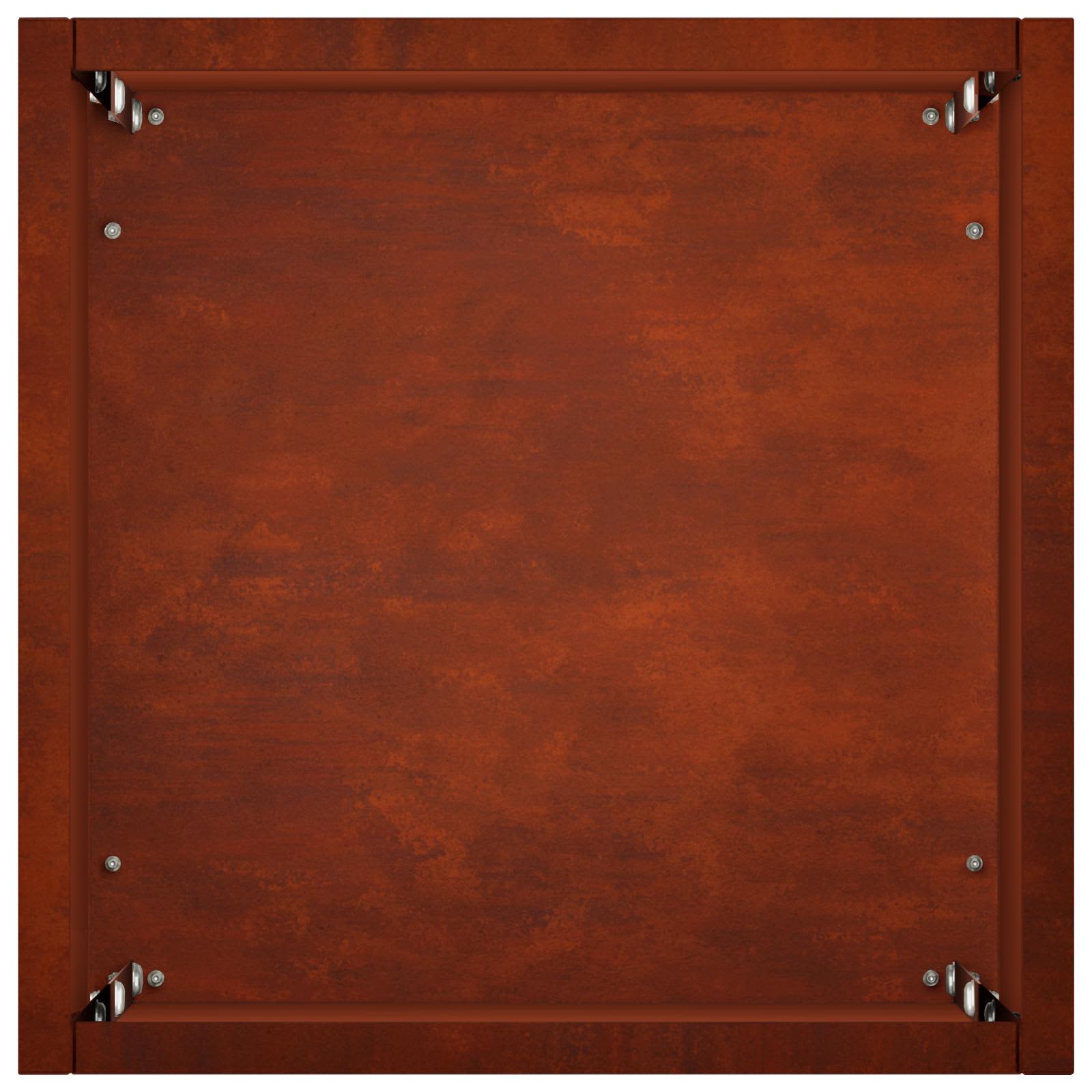 vidaXL Garden Planter Rusty 20 x 20 x 75 cm Weathering Steel 5