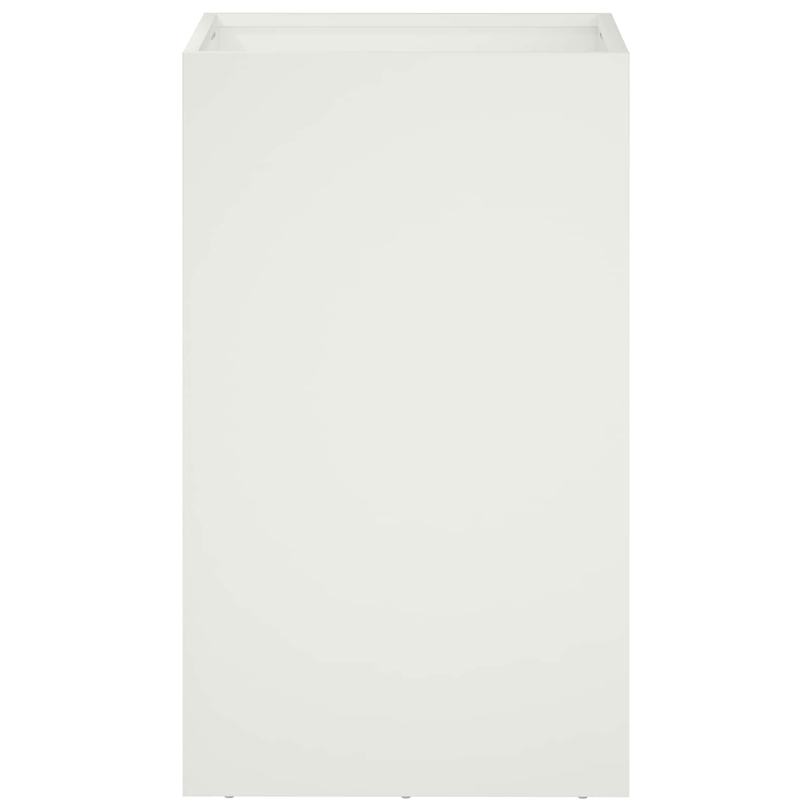 vidaXL Garden Planter White 30 x 30 x 40 cm Cold-rolled Steel 3