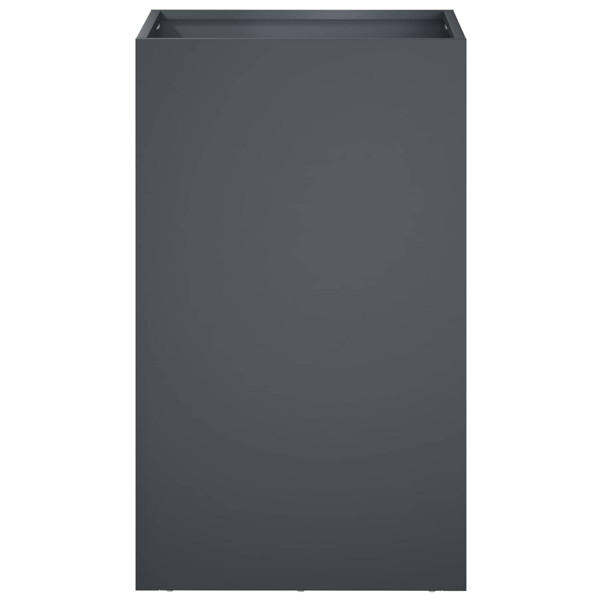 Garden Planter Cold-rolled Steel 1 Anthracite Height 40 cm 30 cm 30 cm