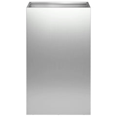vidaXL Garden Planter Silver 30 x 30 x 40 cm Galvanised Steel 3