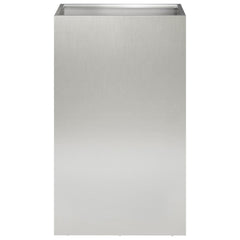 vidaXL Garden Planter Silver 30 x 30 x 50 cm Stainless Steel 3