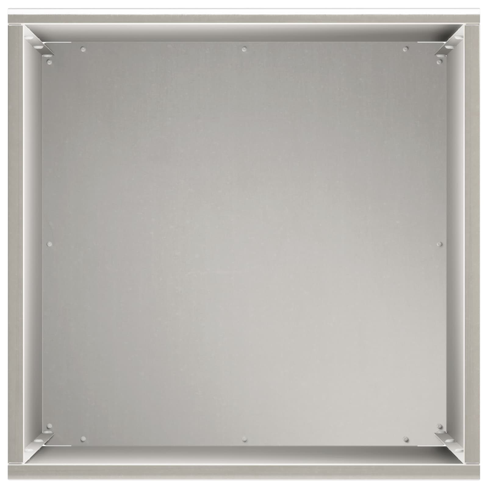 vidaXL Garden Planter Silver 30 x 30 x 50 cm Stainless Steel 4