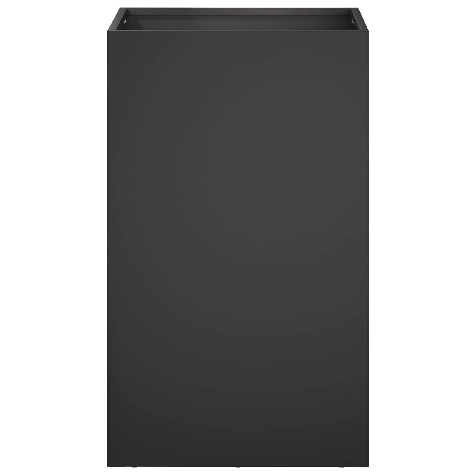 vidaXL Garden Planter 2 pcs Black 40 x 40 x 50 cm Cold-rolled Steel 4