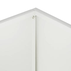 vidaXL Garden Planter 2 pcs White 40 x 40 x 50 cm Cold-rolled Steel 6