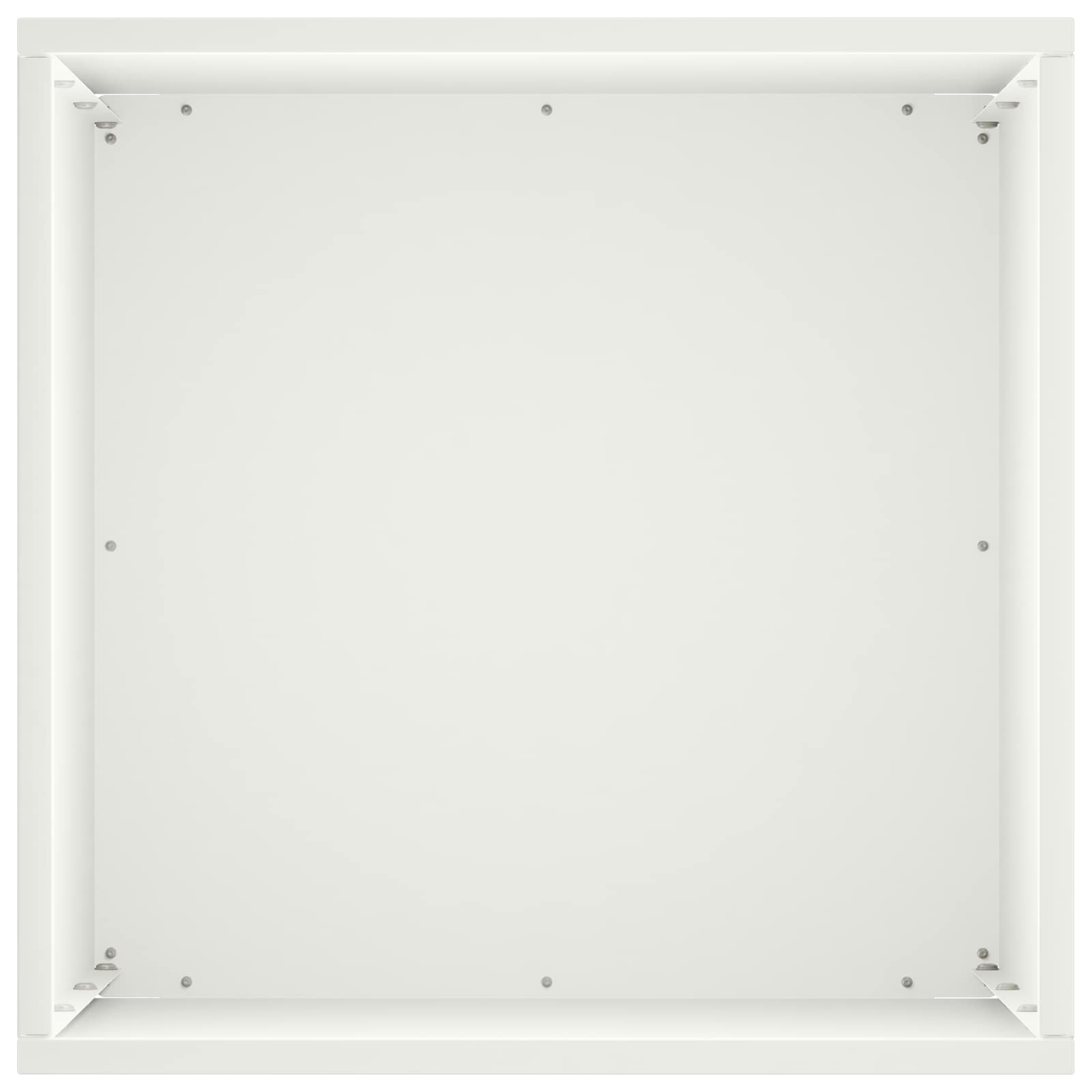 vidaXL Garden Planter 2 pcs White 40 x 40 x 50 cm Cold-rolled Steel 5