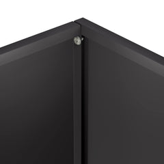 vidaXL Garden Planter Black 40 x 20 x 40 cm Cold-rolled Steel 5