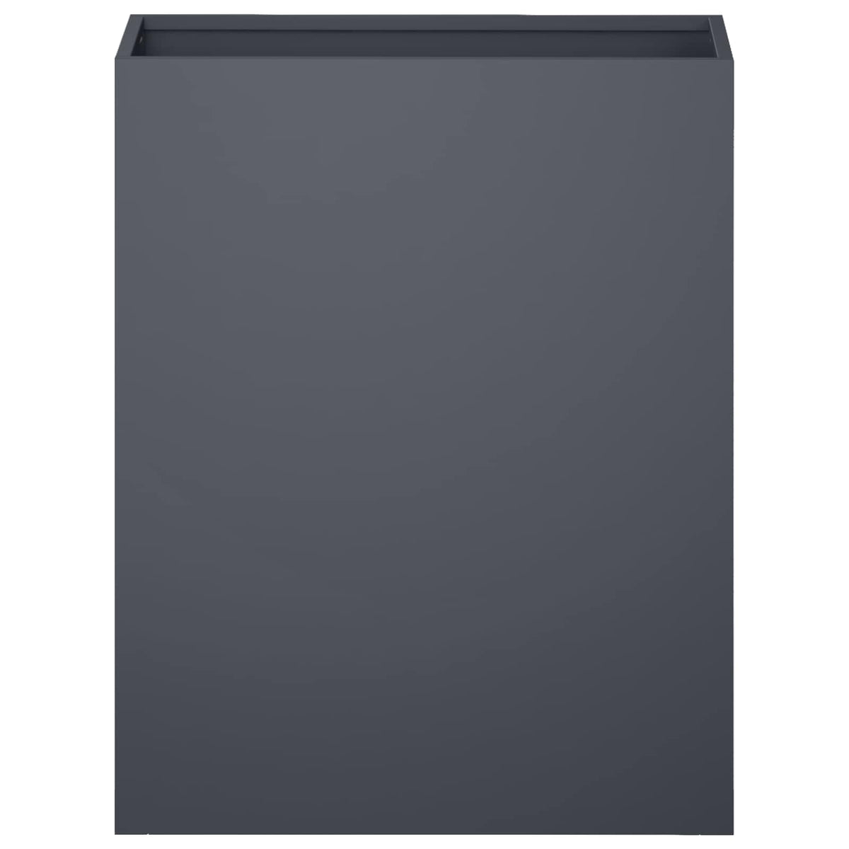 Garden Planter Cold-rolled Steel 1 Anthracite Height 40 cm 40 cm 20 cm