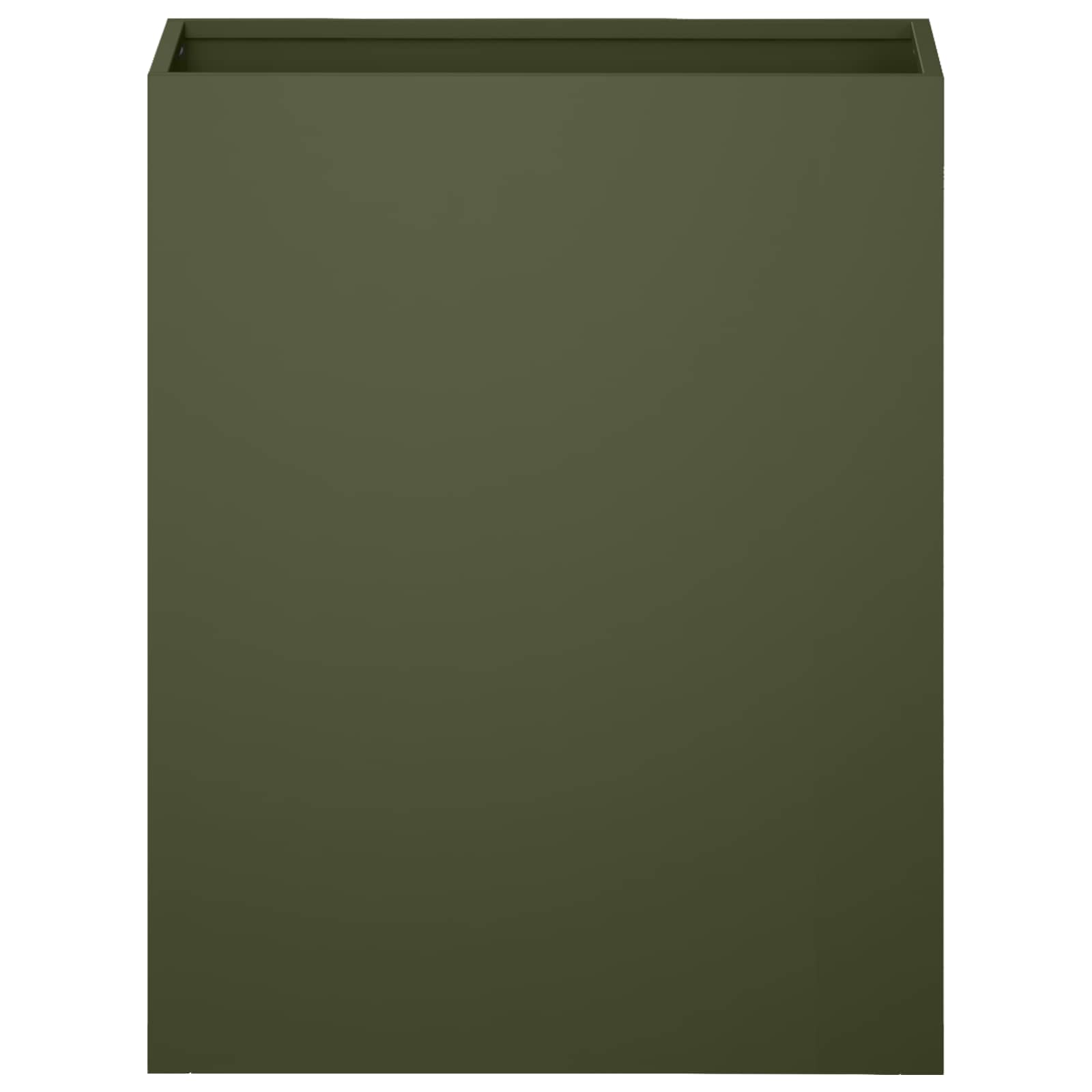 vidaXL Garden Planter Olive Green 40 x 20 x 40 cm Cold-rolled Steel 3
