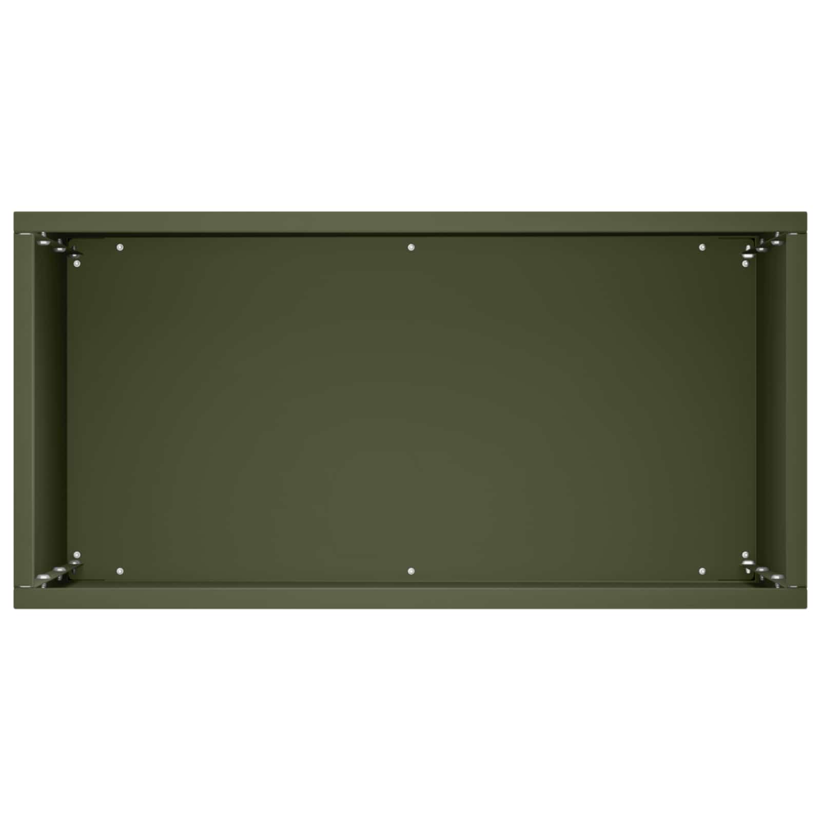 vidaXL Garden Planter Olive Green 40 x 20 x 40 cm Cold-rolled Steel 4