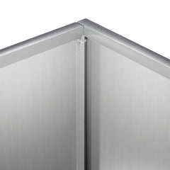 vidaXL Garden Planter Silver 40 x 20 x 40 cm Galvanised Steel 5