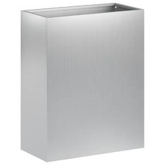 vidaXL Garden Planter Silver 40 x 20 x 40 cm Galvanised Steel 2