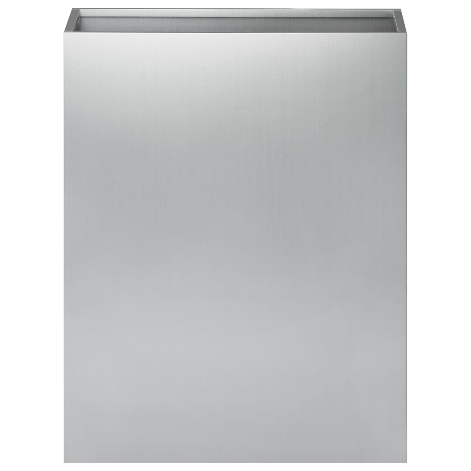 vidaXL Garden Planter Silver 40 x 20 x 40 cm Galvanised Steel 3