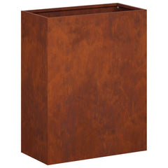 vidaXL Garden Planter Rusty 40 x 20 x 40 cm Weathering Steel 2