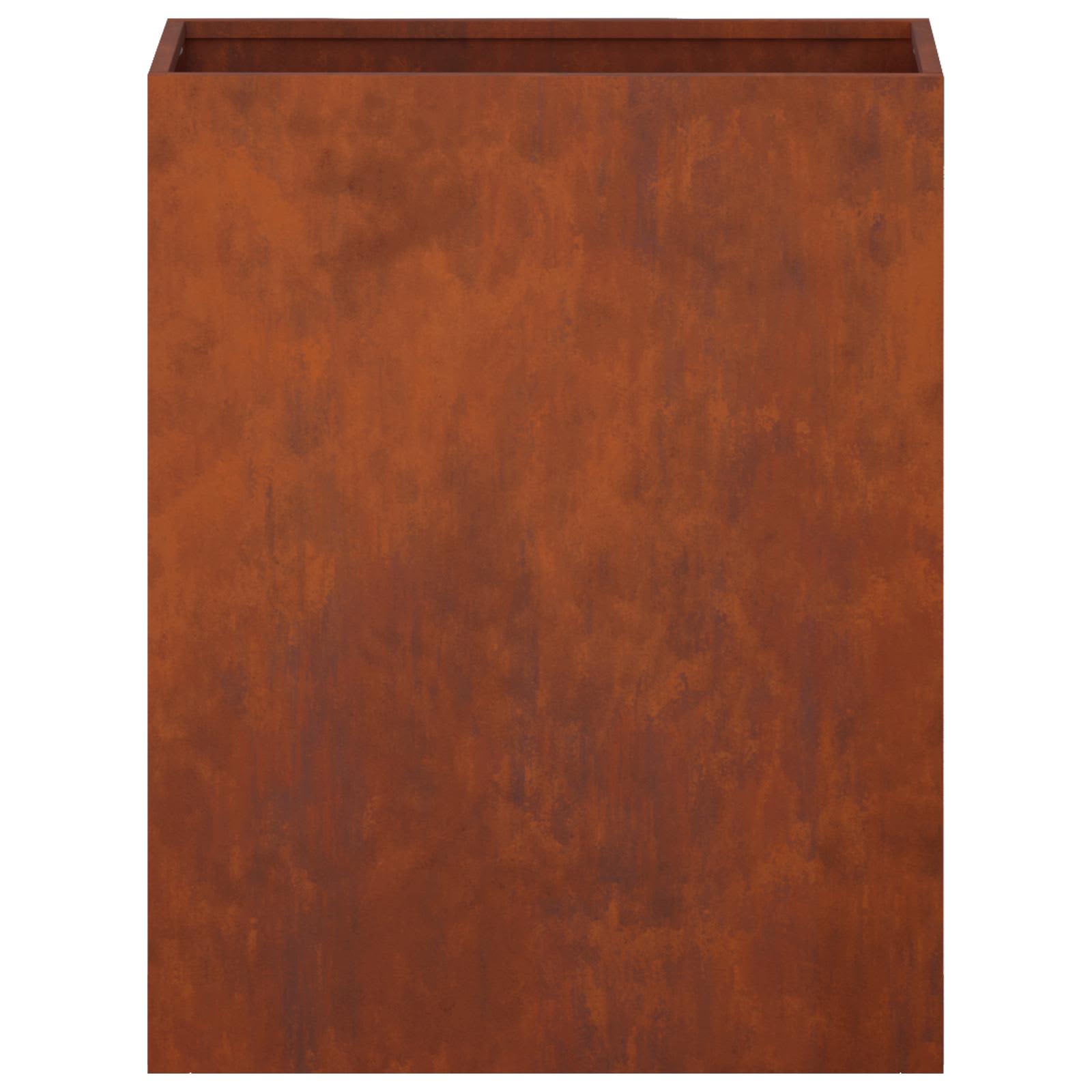 vidaXL Garden Planter Rusty 40 x 20 x 40 cm Weathering Steel 4