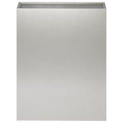 vidaXL Garden Planter Silver 40 x 20 x 50 cm Stainless Steel 3