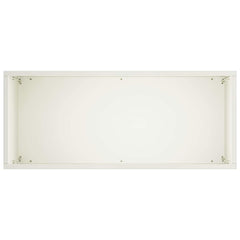 vidaXL Garden Planter White 50 x 20 x 40 cm Cold-rolled Steel 4