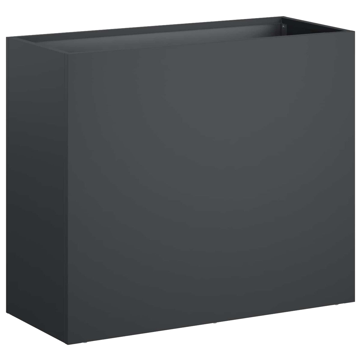 Garden Planter Cold-rolled Steel 1 Anthracite Height 40 cm 50 cm 20 cm