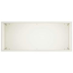vidaXL Garden Planter White 50 x 20 x 75 cm Cold-rolled Steel 4
