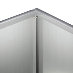 vidaXL Garden Planter Silver 50 x 20 x 75 cm Galvanised Steel 5
