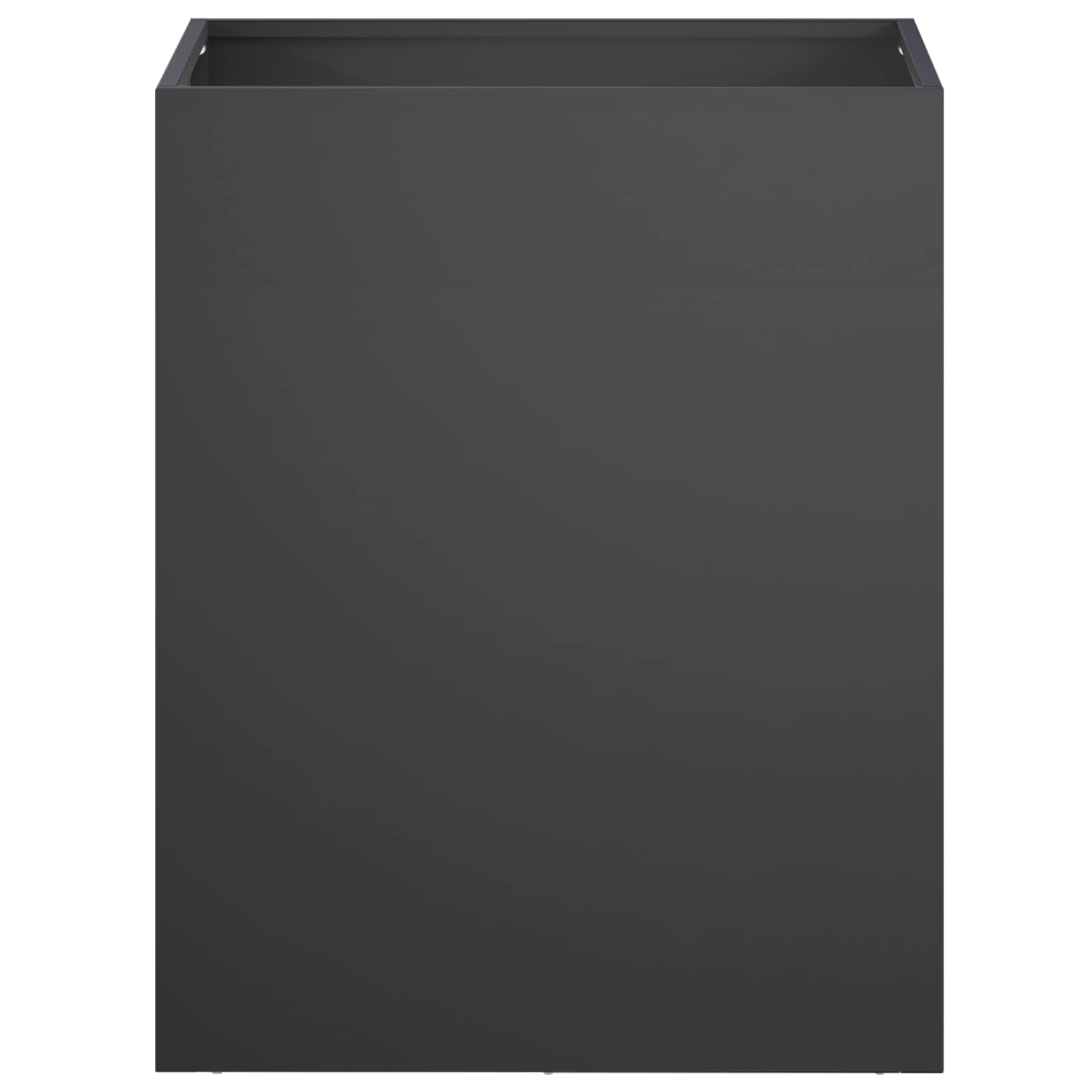 vidaXL Garden Planter Black 40 x 30 x 40 cm Cold-rolled Steel 3