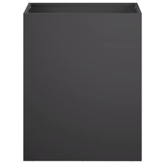 vidaXL Garden Planter Black 40 x 30 x 40 cm Cold-rolled Steel 3
