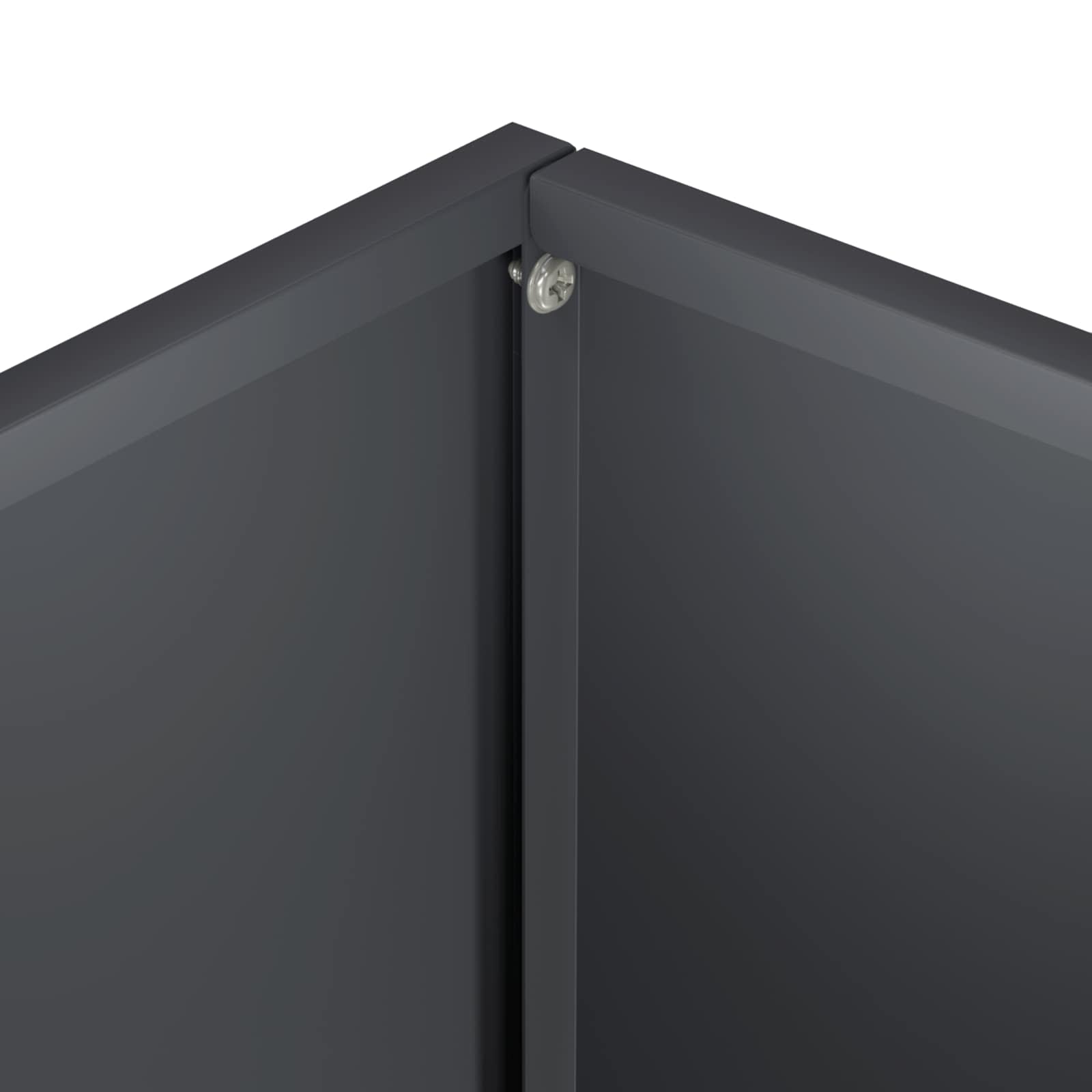 vidaXL Garden Planter Anthracite 40 x 30 x 40 cm Cold-rolled Steel 5