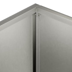 vidaXL Garden Planter Silver 40 x 30 x 40 cm Stainless Steel 5